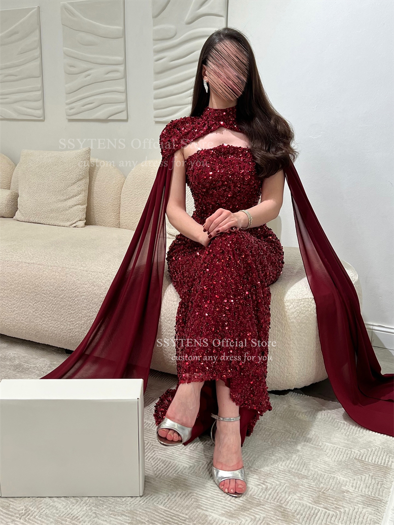 SSYTENS Elegant Red Formal Dre - Briar Cosplay Prop avaliação e preço