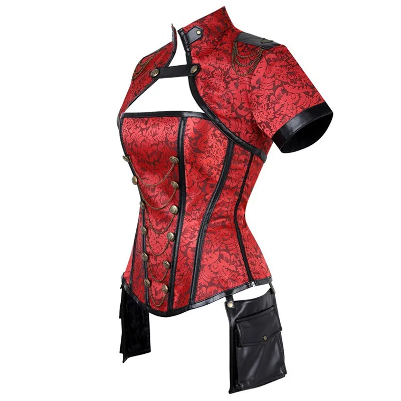 Medieval Women Overbust Corset - Boning Corset Steel avaliação e preço