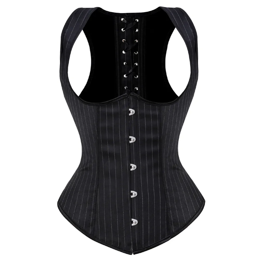 Women's Gothic Jacquard Underb - Boning Corset Steel avaliação e preço