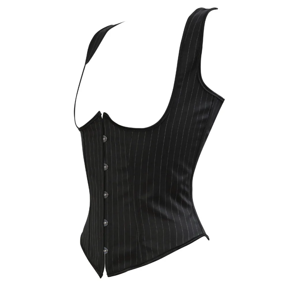 Women's Gothic Jacquard Underb - Boning Corset Steel avaliação e preço