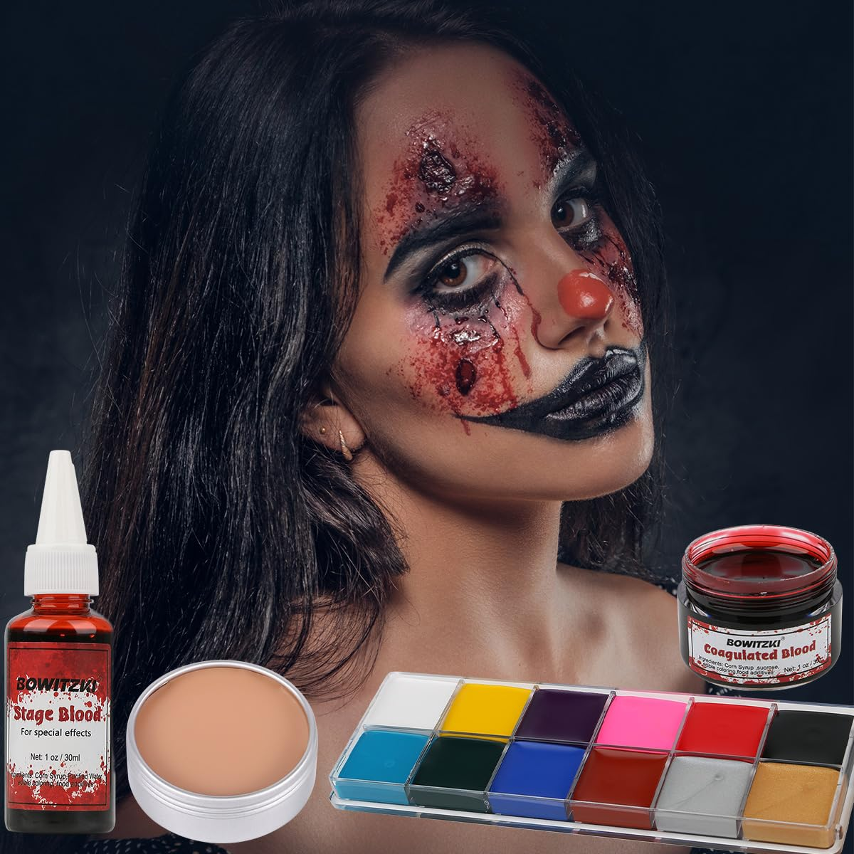Bowitzki SFX Face Body Paint , - Body Paint Sfx avaliação e preço